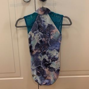 Eleve Dancewear Marbled Custom Leotard Size S